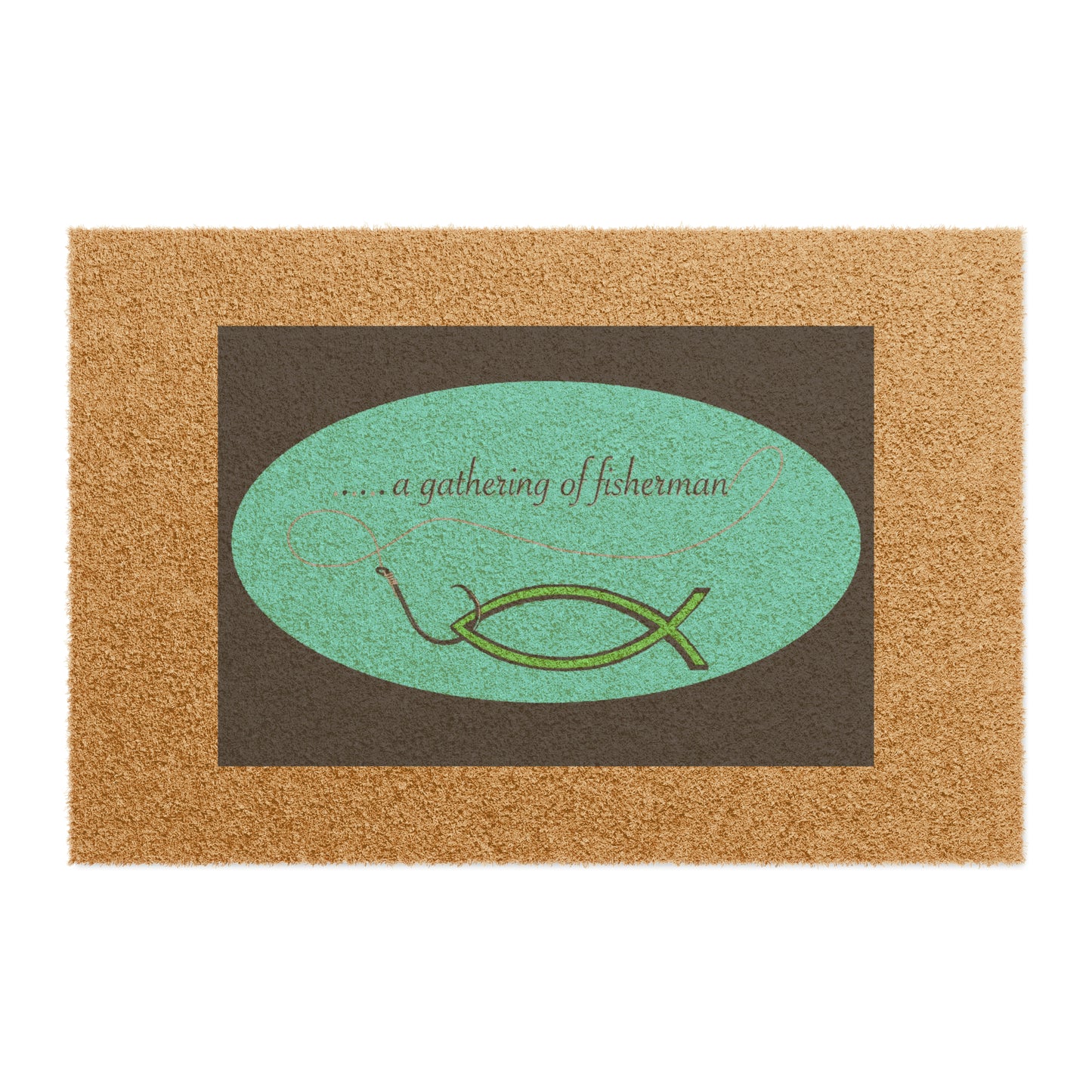 "Gathering of fishermen" doormat