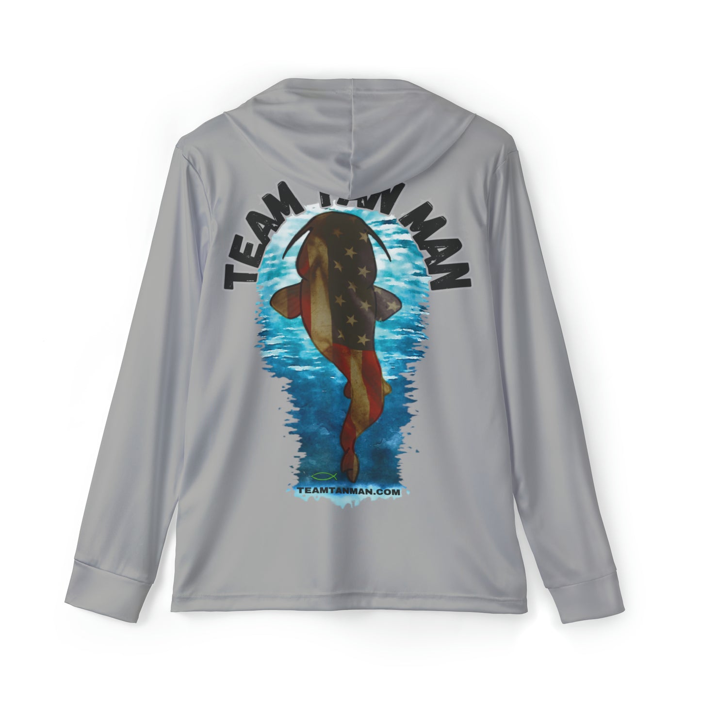 T.T.M Red white and blue flathead thin sports hoodie.