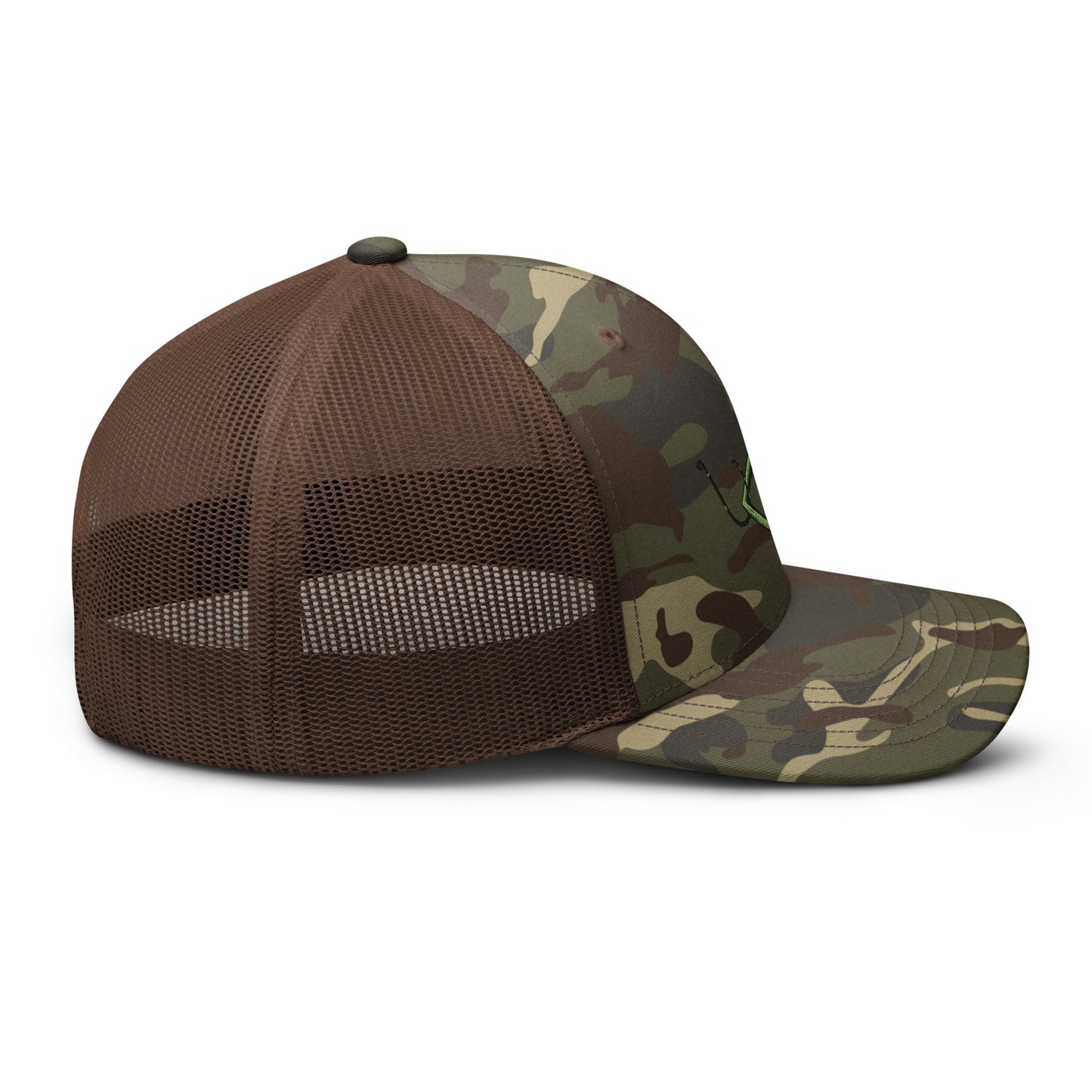 Camouflage trucker hat