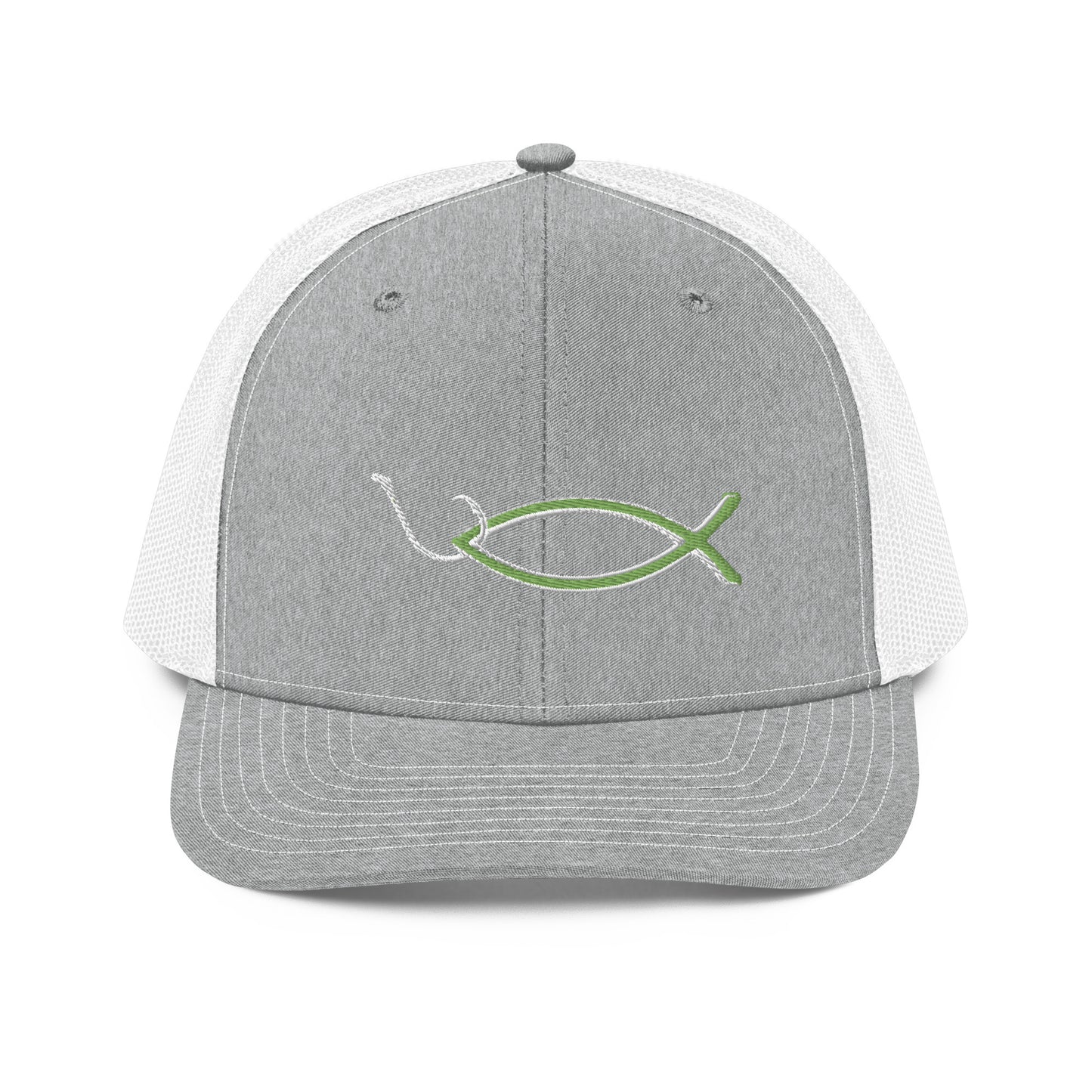 “Christian fish with hook” Trucker Cap