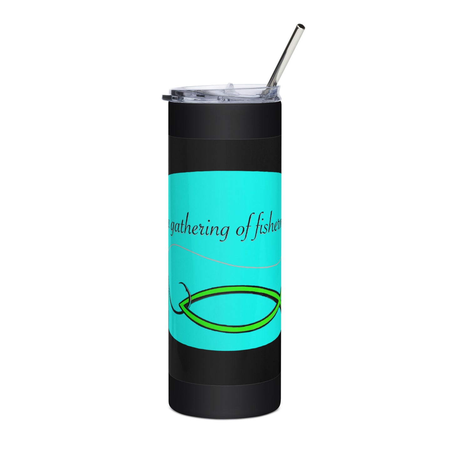 “Gathering of fisherman” Stainless steel tumbler